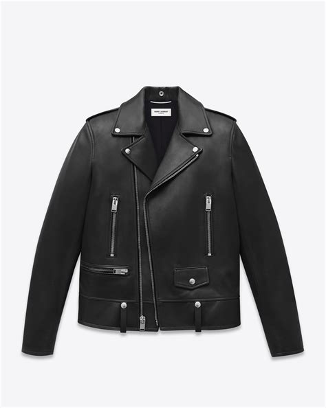 biker jacket ysl